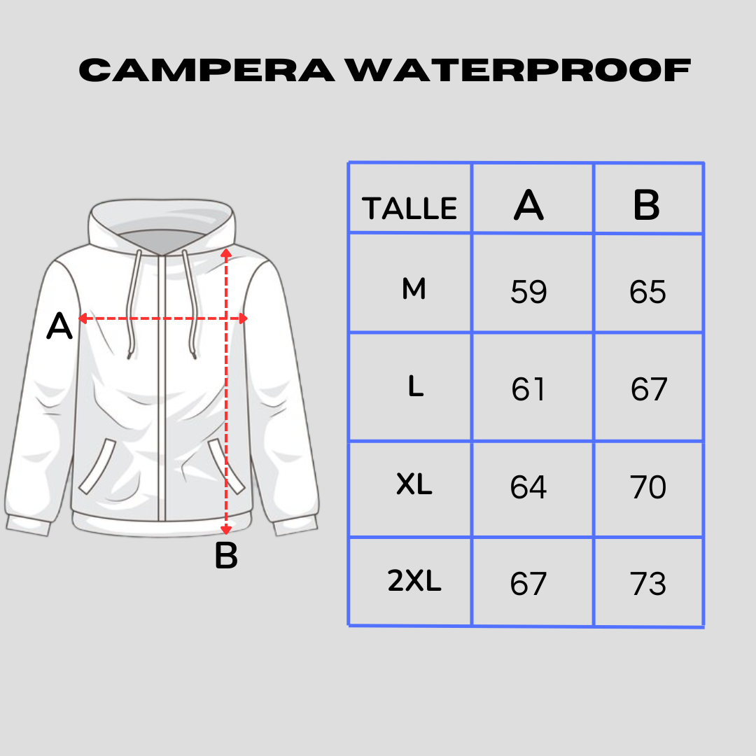 CAMPERA WATERPROOF (VERDE PISTACHO)