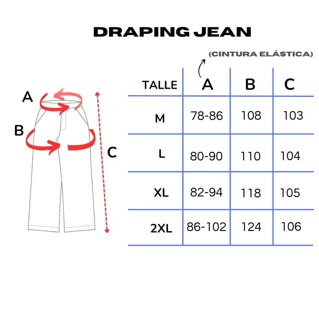 DRAPING JEAN