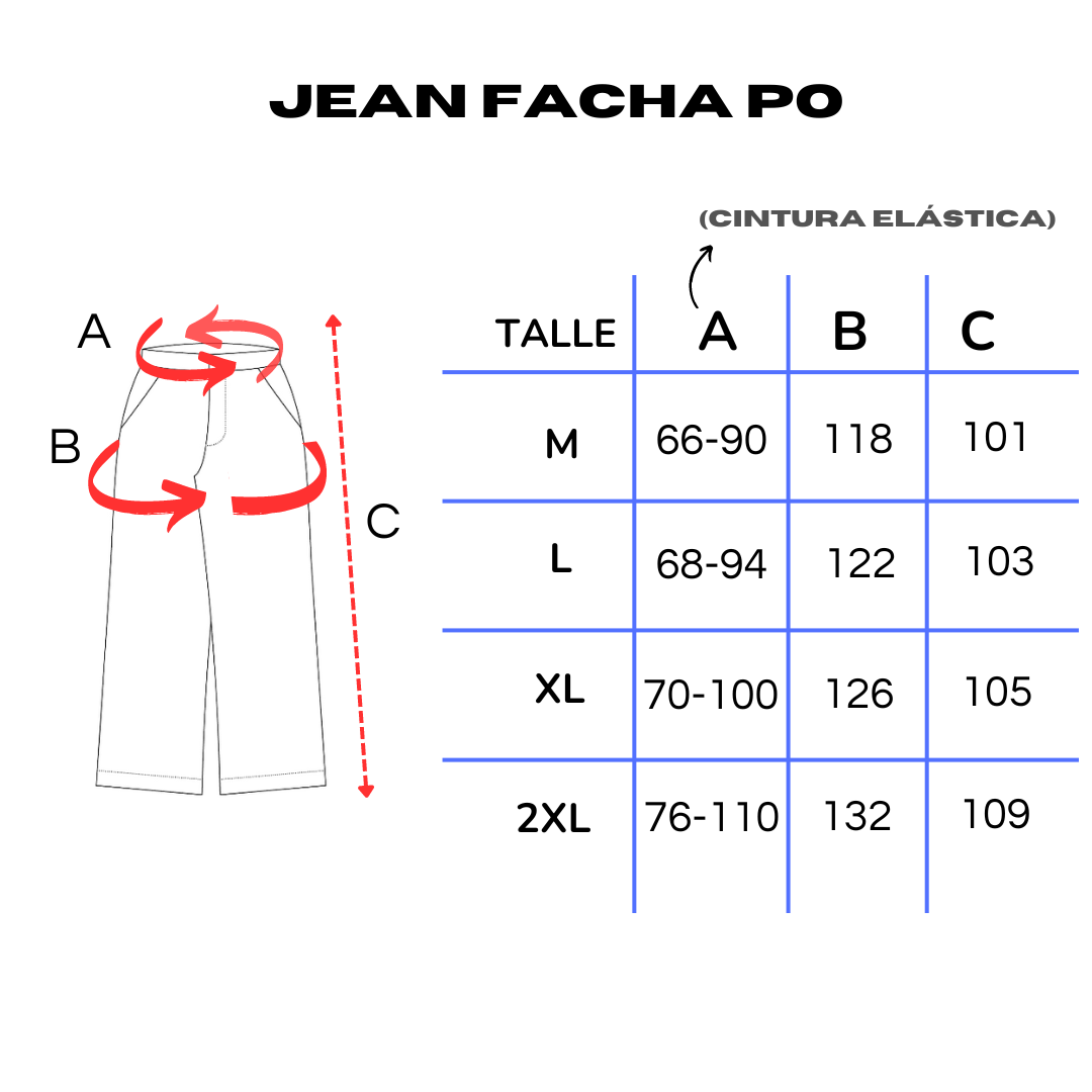 ELASTIC JEAN FACHA PO
