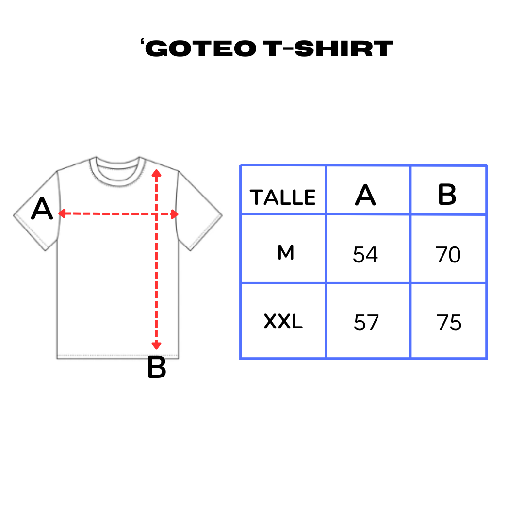 REMERA GOTEO (NEGRA)