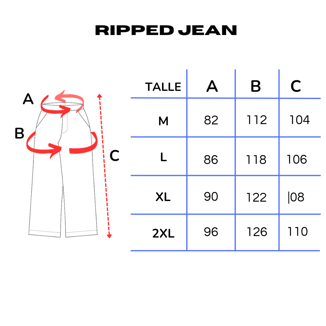 RIPPED JEAN