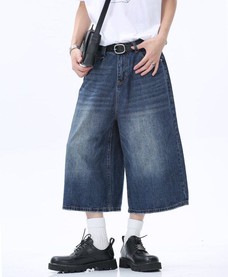 BERMUDA BAGGY 3/4 AZUL 2.0