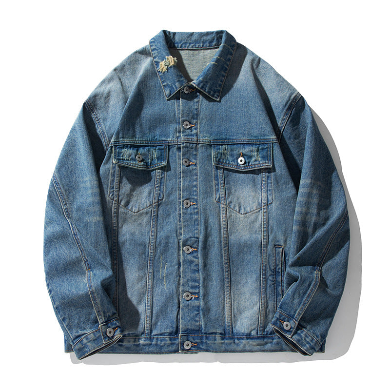 CAMPERA JEAN BOXY (Azul claro)