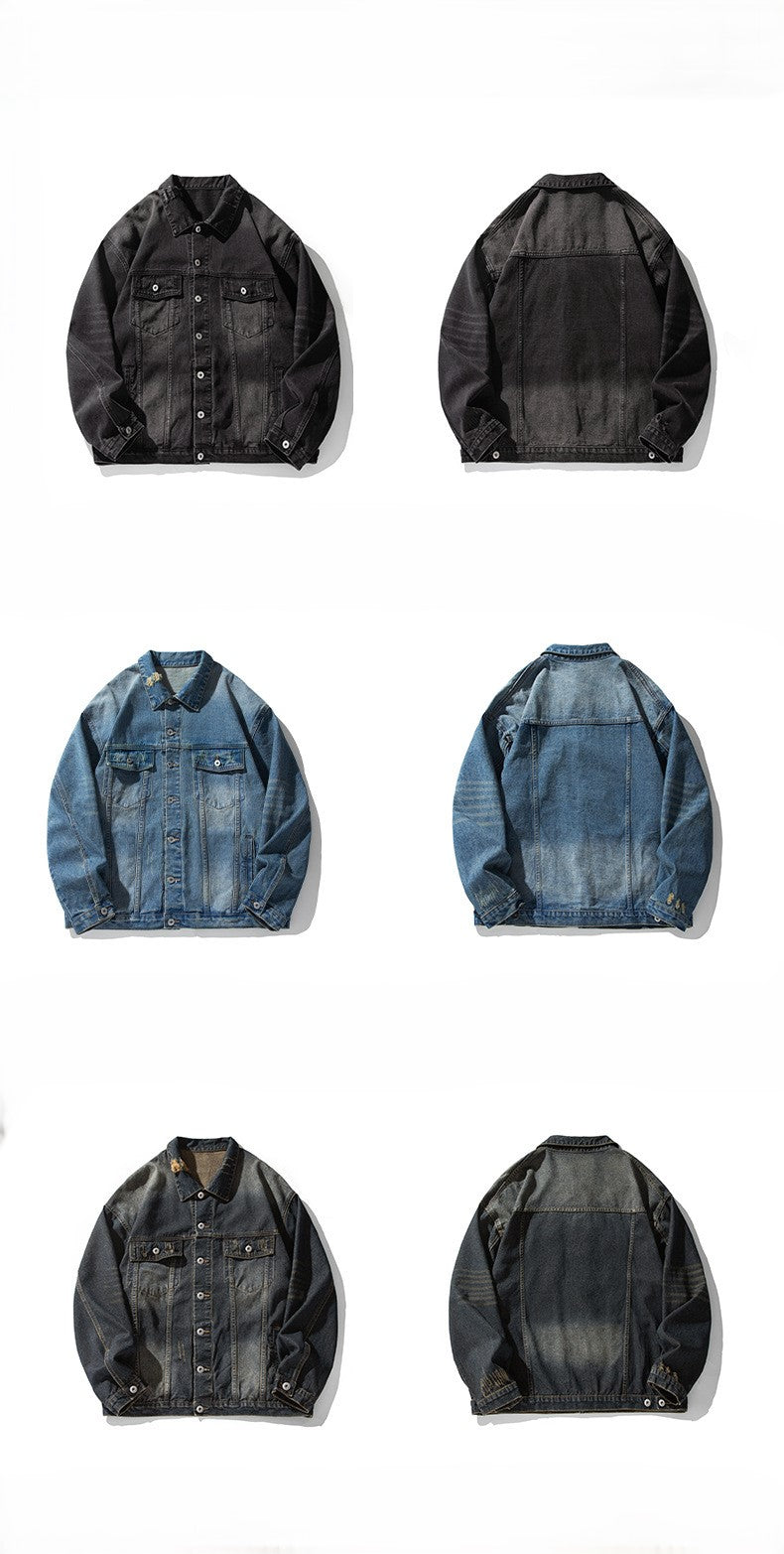 CAMPERA JEAN BOXY (Azul oscuro)