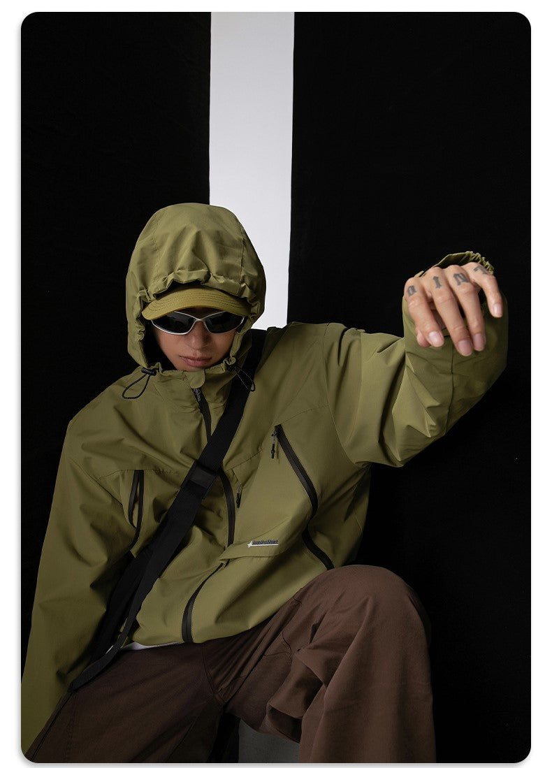 CAMPERA WATERPROOF (VERDE PISTACHO)