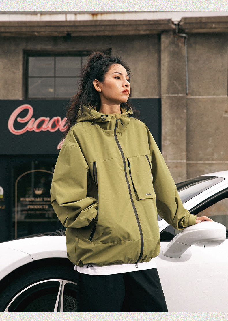 CAMPERA WATERPROOF (VERDE PISTACHO)