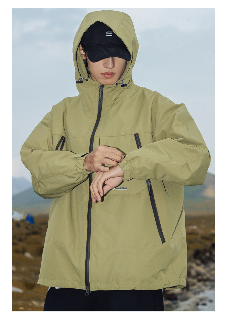 CAMPERA WATERPROOF (VERDE PISTACHO)