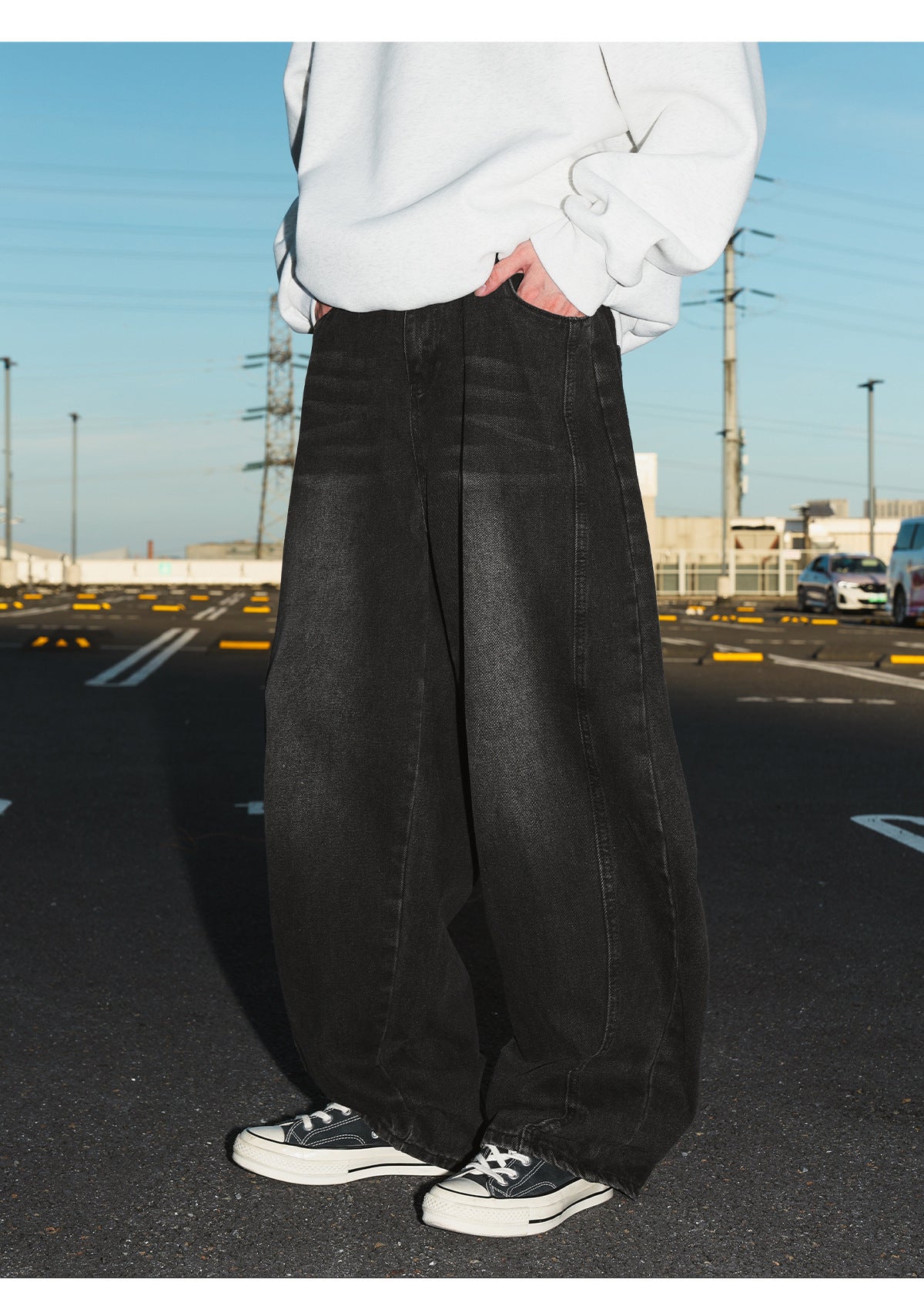 ESENCIAL JEAN BAGGY NEGRO