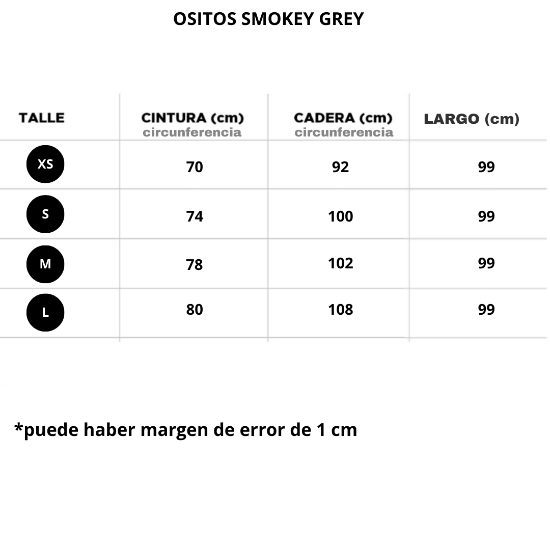 OSITOS SMOKEY GREY JEAN