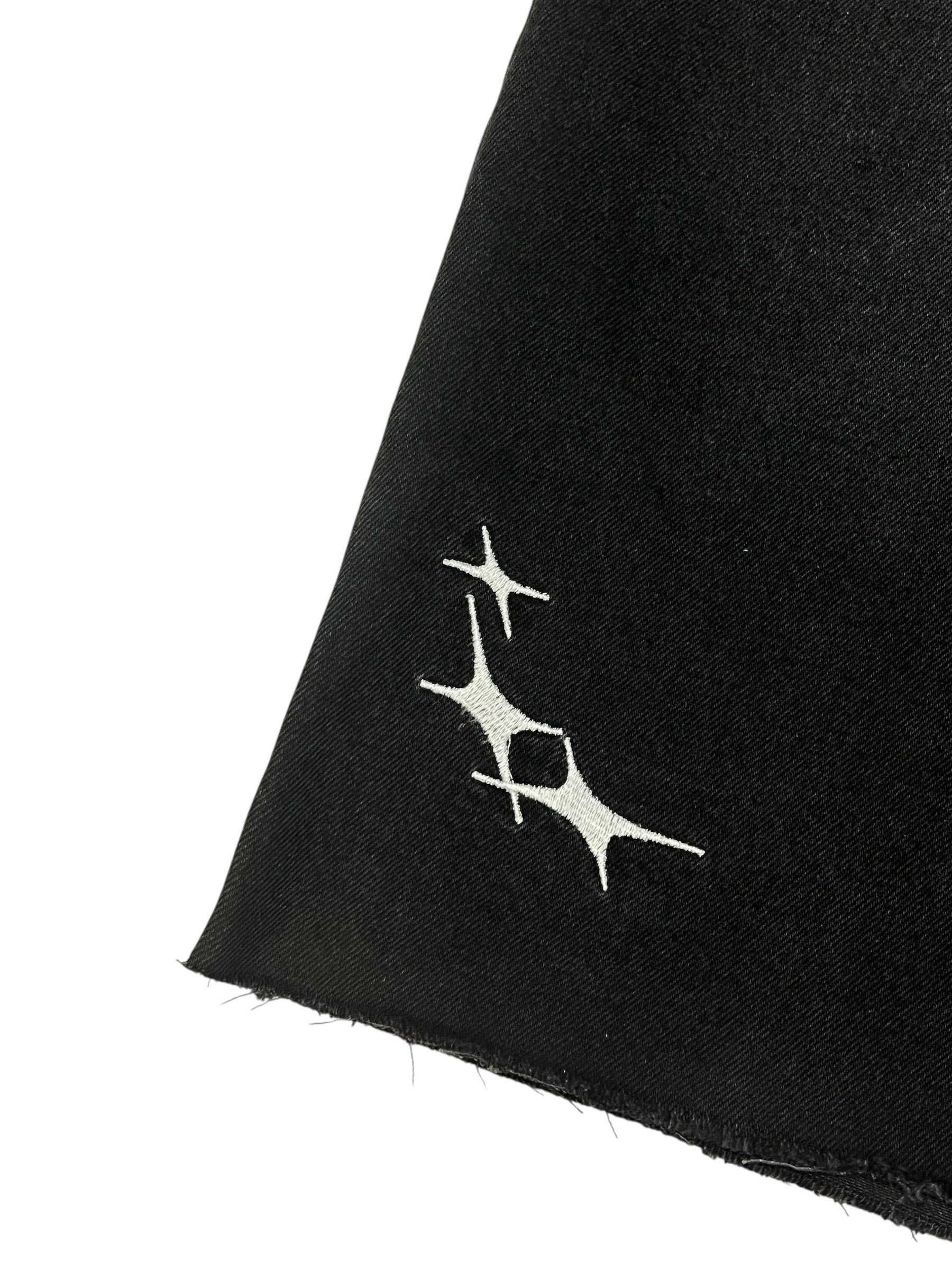 BERMUDA BAGGY 3/4 STARS NEGRA