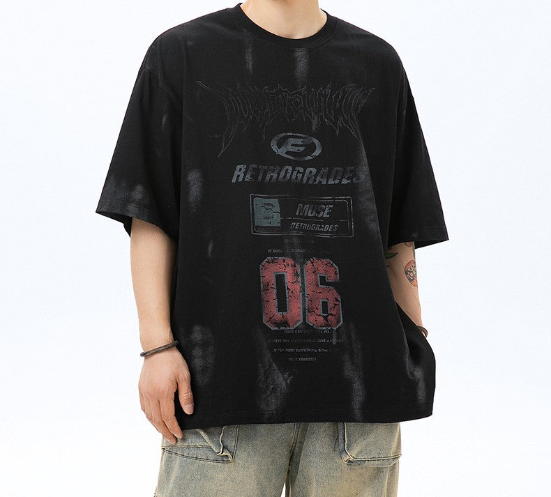 REMERA GOTEO (NEGRA)