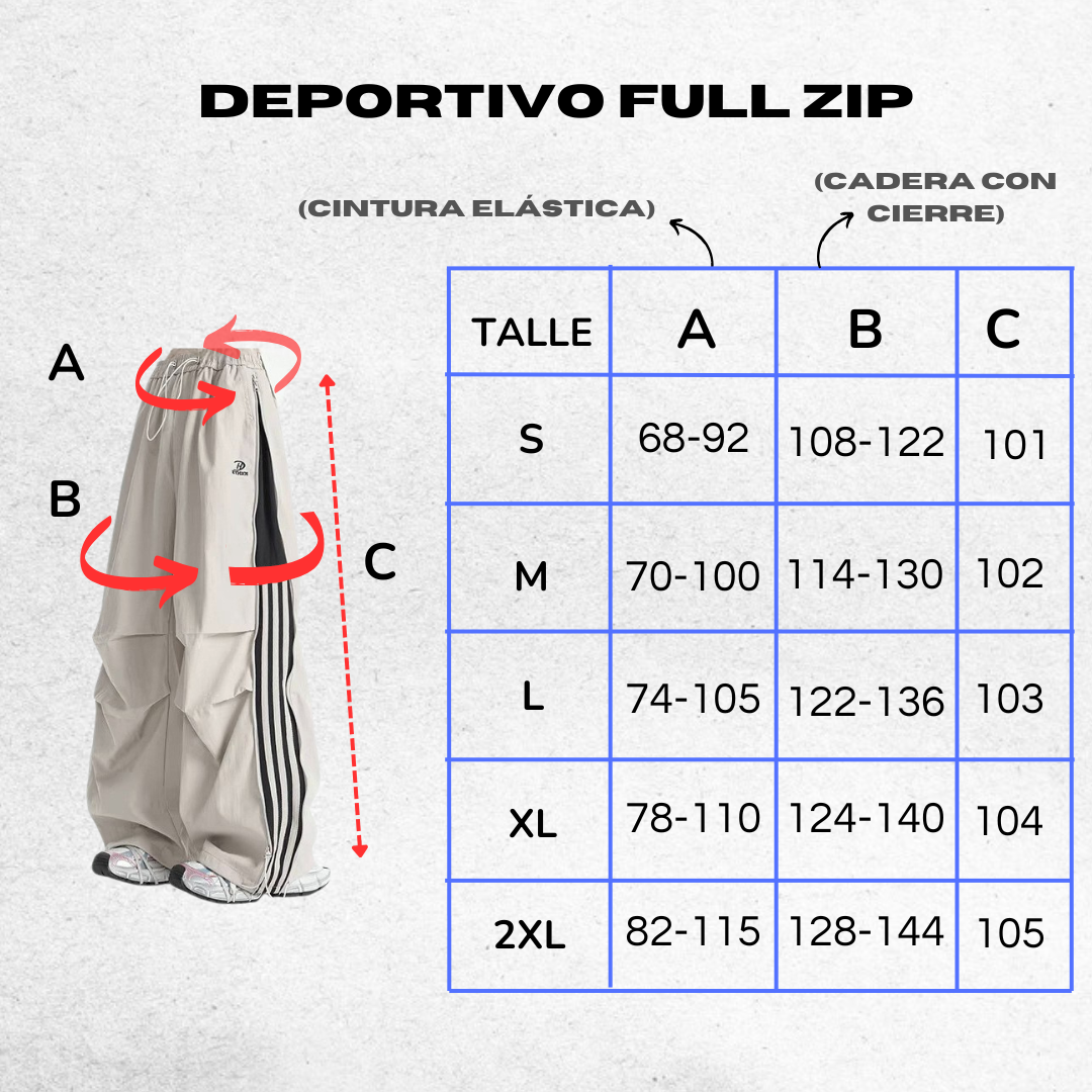 DEPORTIVO FULL ZIP WATERPROOF (NEGRO)