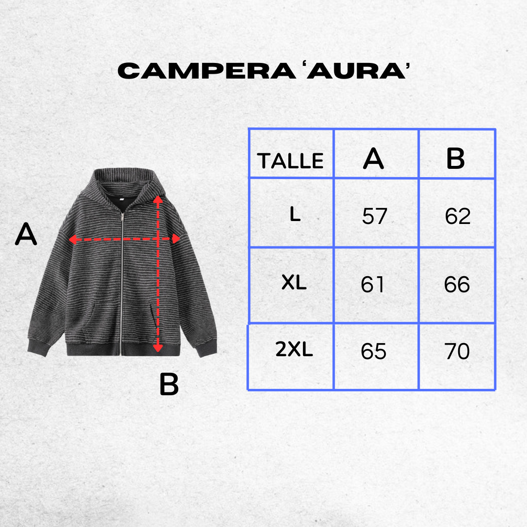 CAMPERA BOXY AURA (NEGRA)