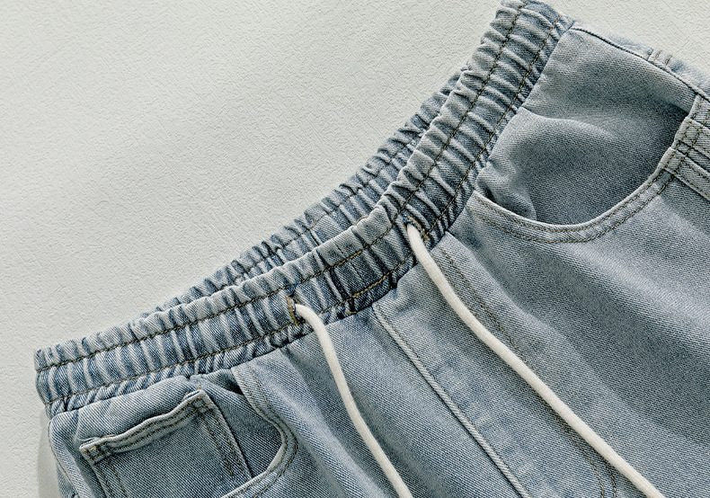 ELASTIC JEAN RAYAS (NEGRO)