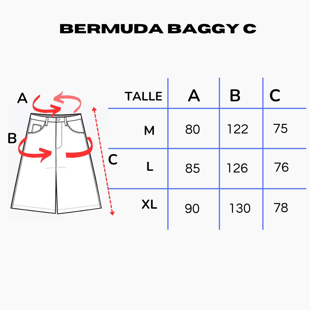 BERMUDA BAGGY NEGRA PRO