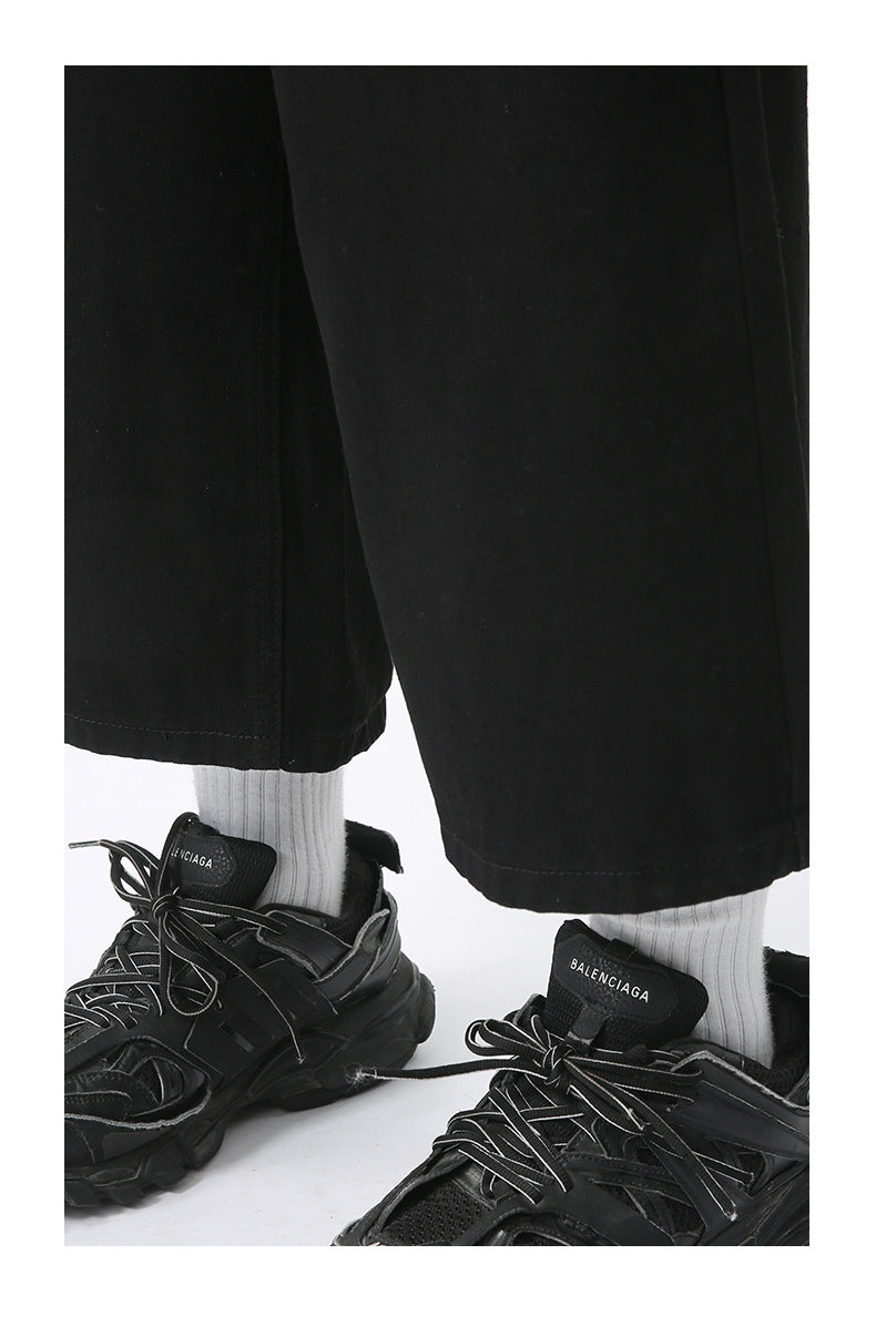 BERMUDA BAGGY 3/4 TOTAL BLACK