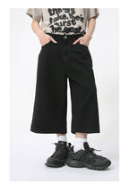 BERMUDA BAGGY 3/4 TOTAL BLACK