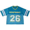 REMERA BOXY 'CONFIDENT' (AZUL)