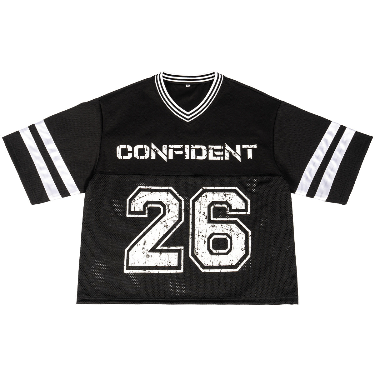 REMERA BOXY 'CONFIDENT' (NEGRA)