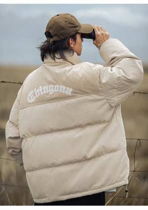 CAMPERA PUFFER ‘CHINGONA’ (NUDE)