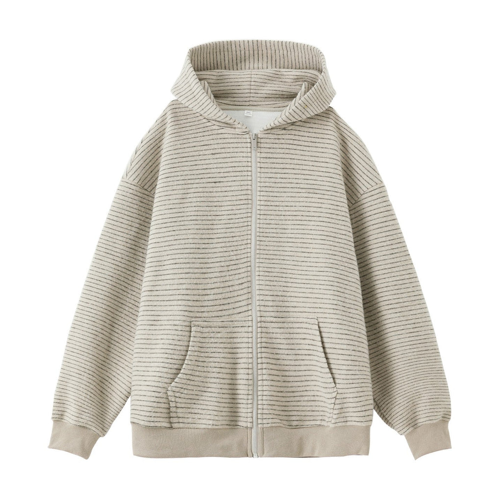 CAMPERA BOXY AURA (HUESO)
