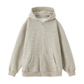 CAMPERA BOXY AURA (HUESO)