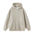 CAMPERA BOXY AURA (HUESO)