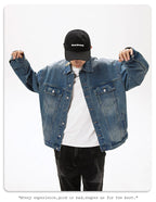 CAMPERA JEAN BOXY (Azul claro)