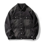 CAMPERA JEAN BOXY (Negra)