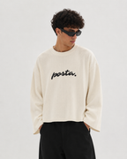 BUZO BOXY WAFFLE 'Posta' (Wide Sleeves)