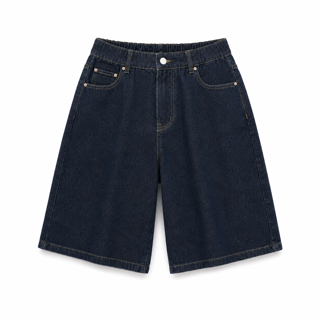 BERMUDA BAGGY 3/4 RAW (Cintura semi-elástica)