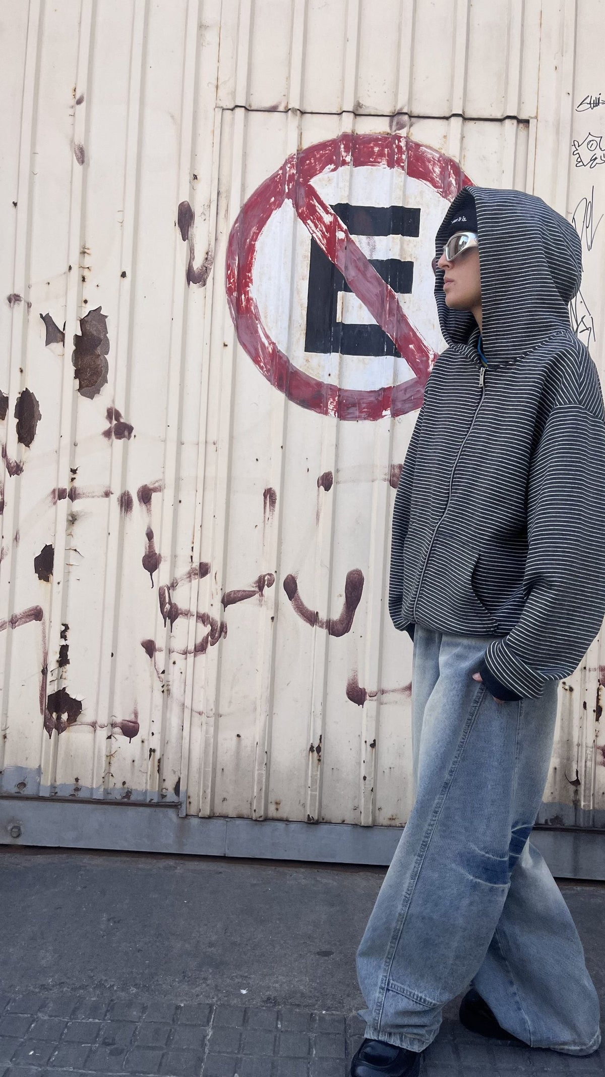 CAMPERA BOXY AURA (HUESO)