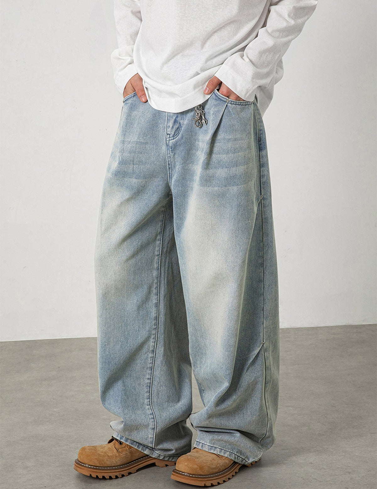 JEAN FACHA BAGGY (Cintura semi-elástica)
