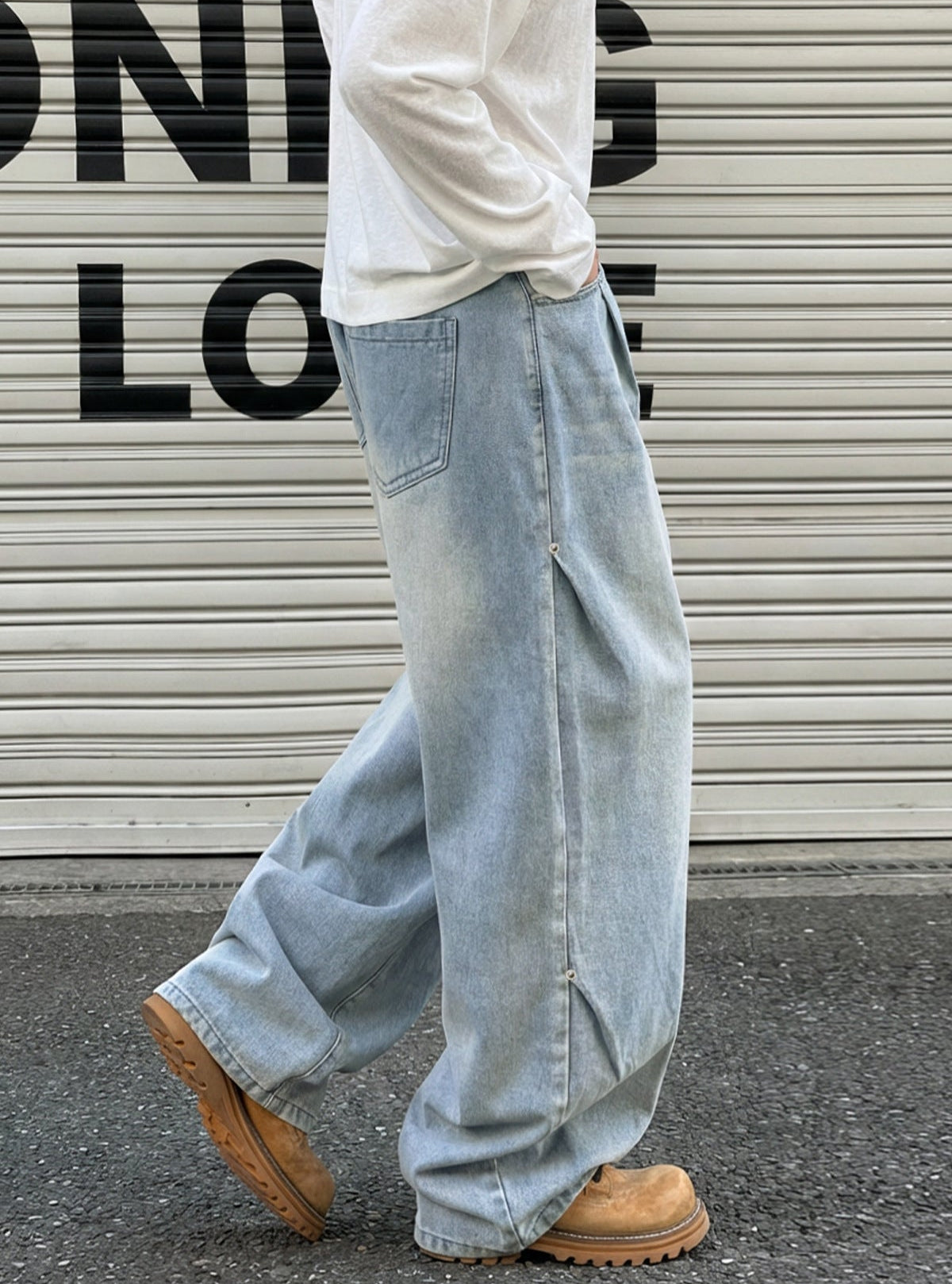 JEAN FACHA BAGGY (Cintura semi-elástica)