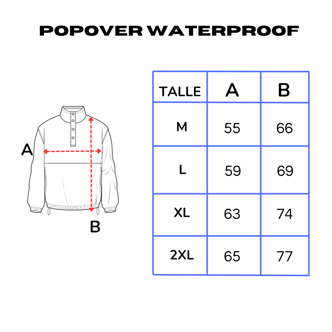 POPOVER WATERPROOF REGULABLE (Negra)
