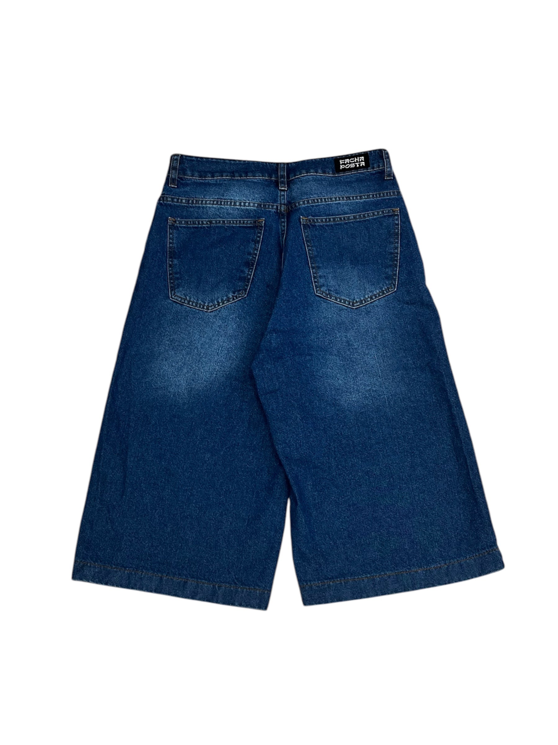 BERMUDA BAGGY 3/4 AZUL 2.0