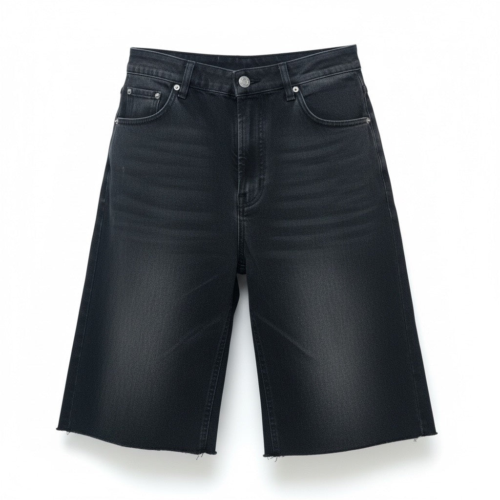 BERMUDA BAGGY 3/4 CLEAN NEGRA