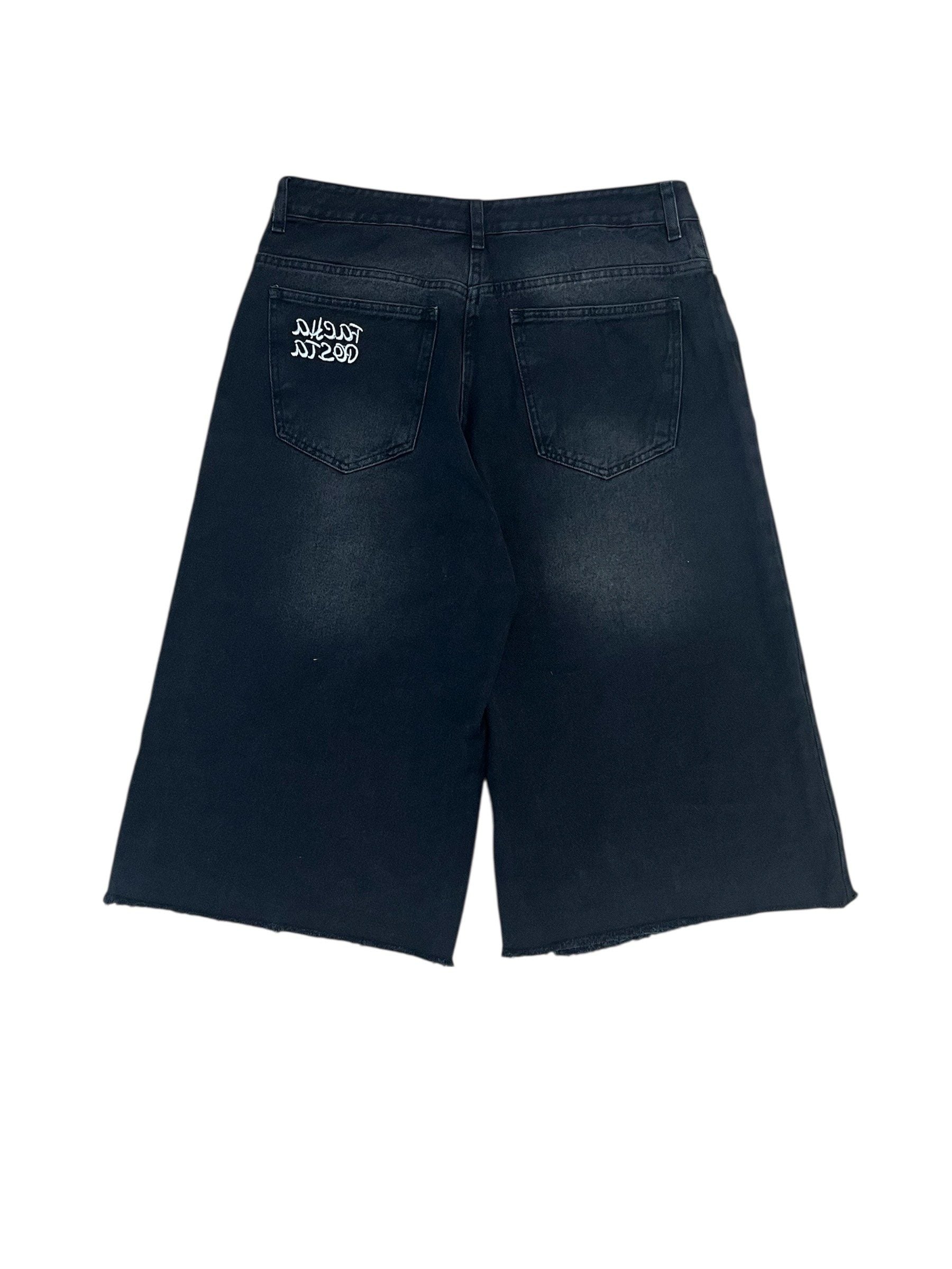 BERMUDA BAGGY 3/4 STARS NEGRA