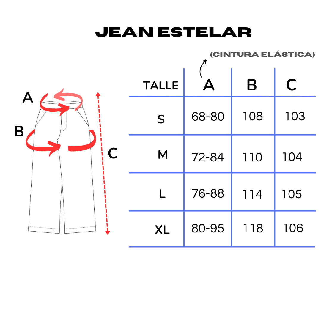 ELASTIC JEAN ESTELAR