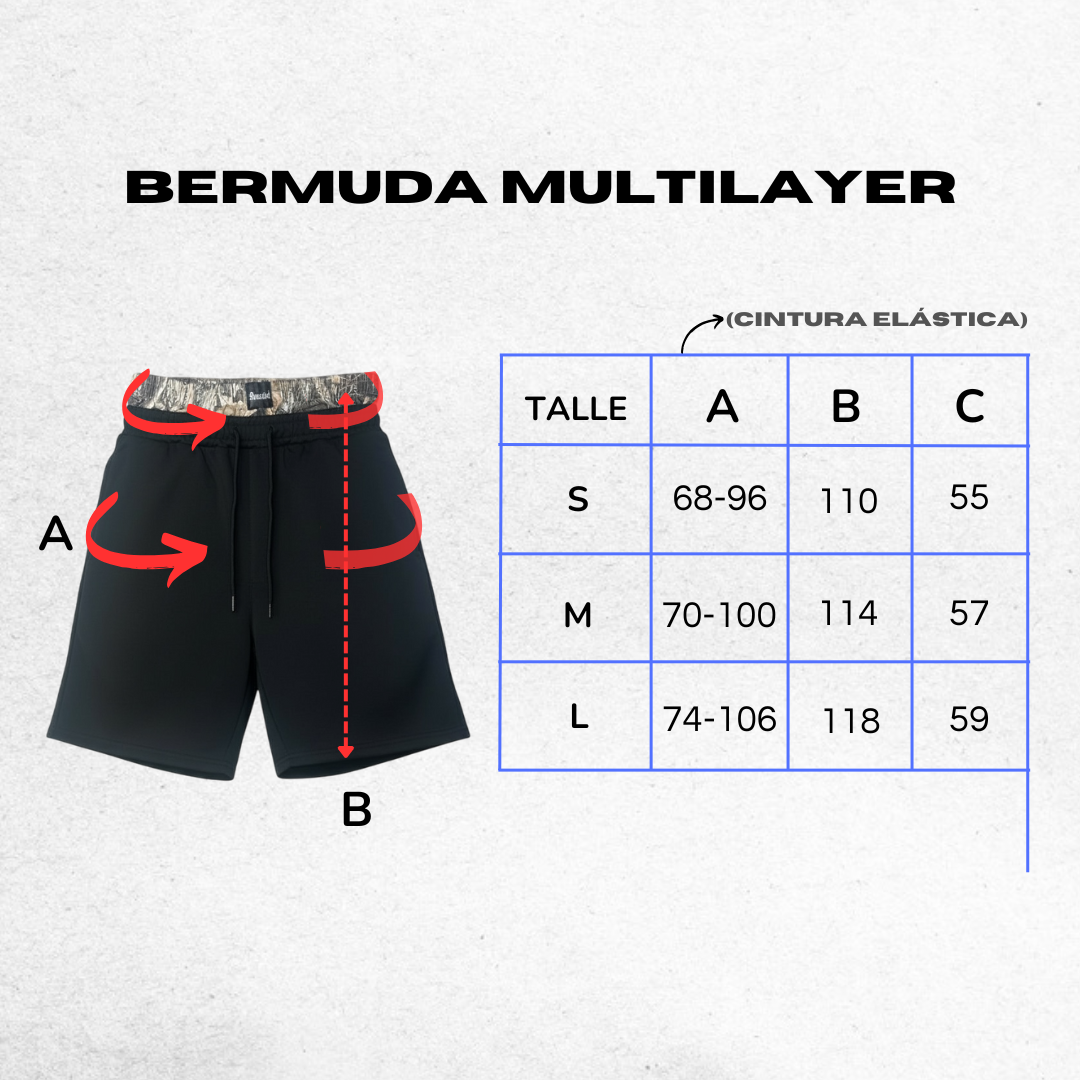 BERMUDA MULTILAYER REALTREE (NEGRO)