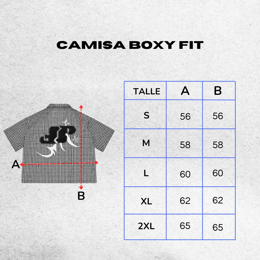 CAMISA "CHESS" BOXY FIT