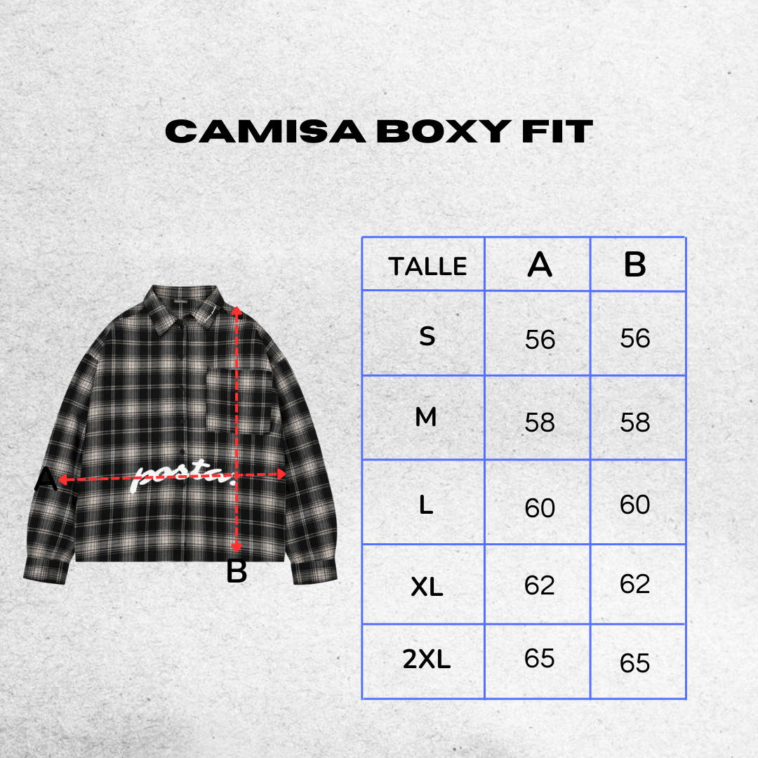 CAMISA "POSTA" BOXY FIT M/Larga