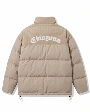 CAMPERA PUFFER ‘CHINGONA’ (NUDE)