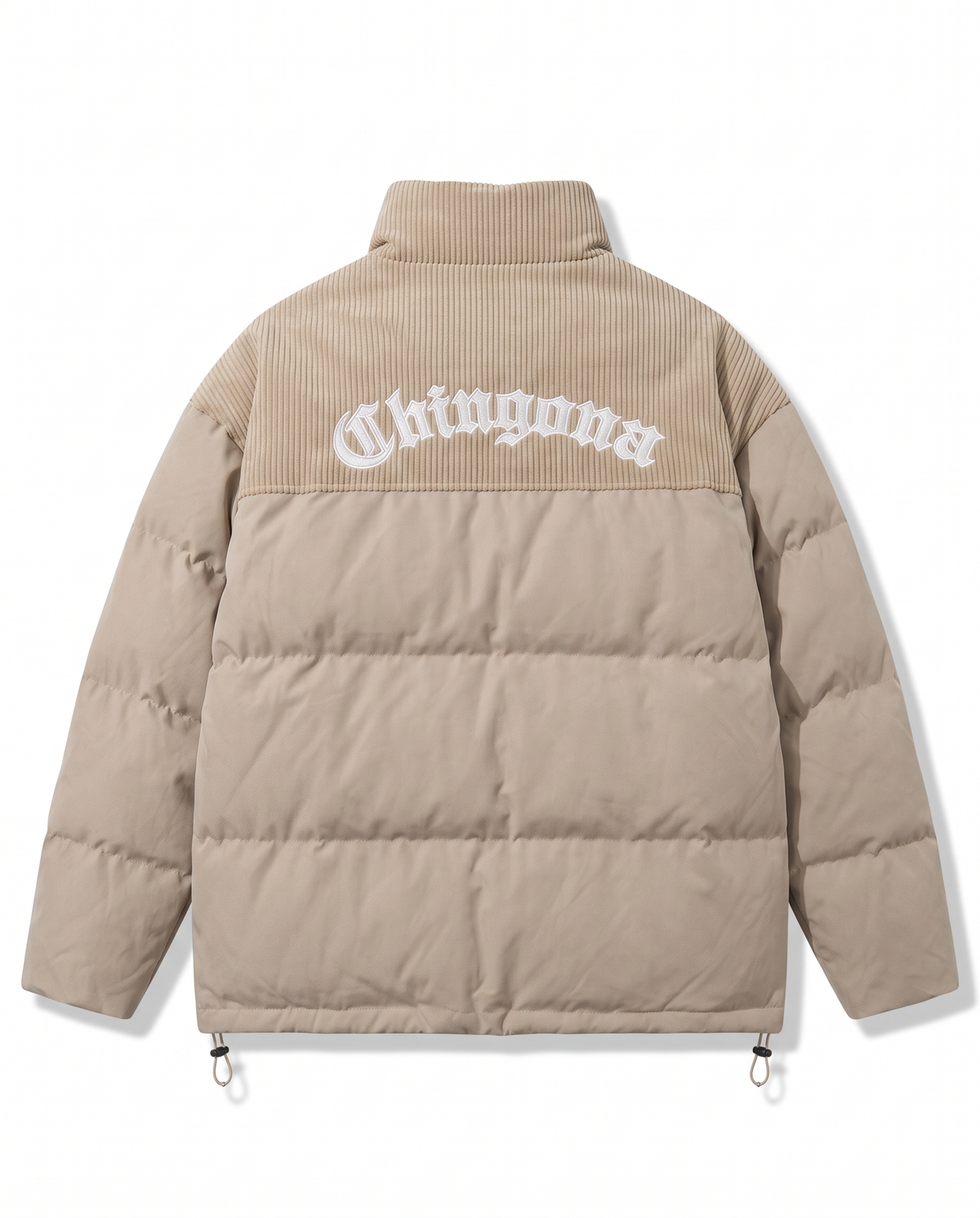 CAMPERA PUFFER ‘CHINGONA’ (NUDE)