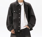 CAMPERA JEAN BOXY (Negra)