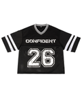 REMERA BOXY 'CONFIDENT' (NEGRA)
