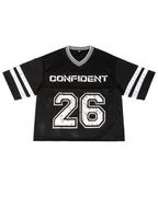 REMERA BOXY 'CONFIDENT' (NEGRA)