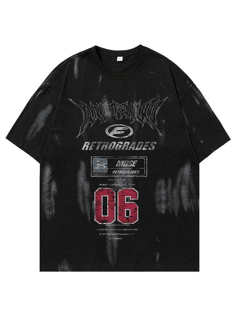 REMERA GOTEO (NEGRA)