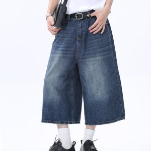 BERMUDA BAGGY 3/4 AZUL 2.0