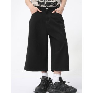 BERMUDA BAGGY 3/4 TOTAL BLACK